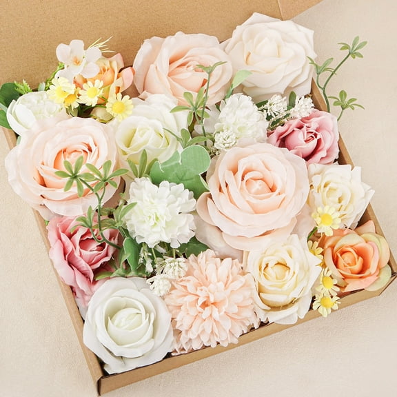 Royal Bridal Wedding Bouquet Round Holding Bouquet Throw Toss Artificial Rose Flower Bunch for Bride Bridesmaid Wedding Quinceanera