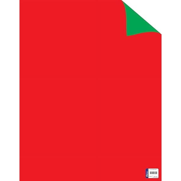 Royal Brites Dual Color Large Poster Board 22"x28” Red/Green Board for Creative, Ideal for Signs, Events & Outdoor Use, Water-Resistant 22 x 28 Poster Boards, Pack of 25