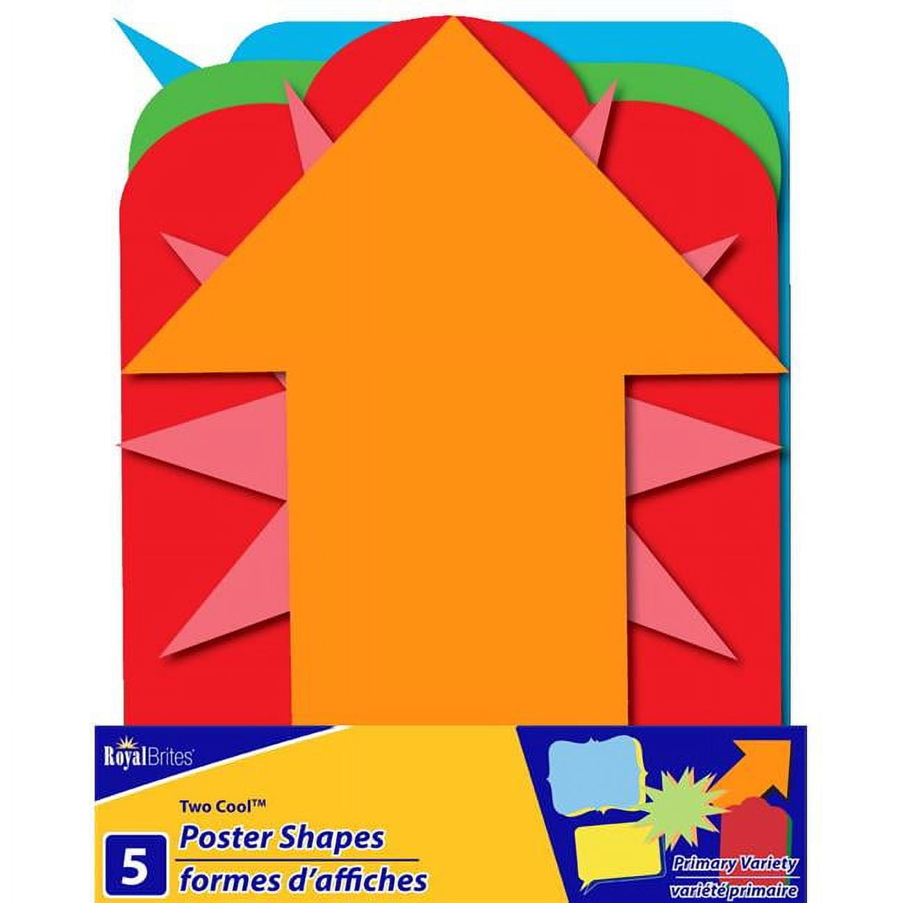 Royal Brites Poster Shapes Primary Variety (5 Shapes)