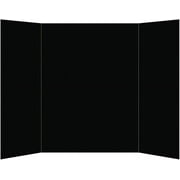 Royal Brites Premium Black Tri-Fold Foam Presentation Board 36" x 48", Tri-fold Display Board for Work and School Presentations & Science Fair Project, Self Standing Board, Highly Durable, Pack of 12