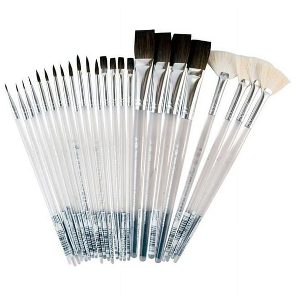 RCVP-CL507 | Clear Choice Ceramic Short Handle Combo Brush Set