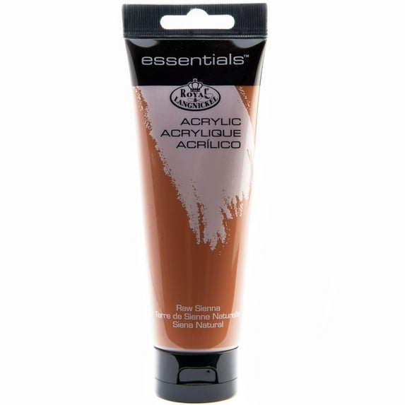 Royal & Langnickel Essentials Acrylic Paint - Raw Sienna, 120ml