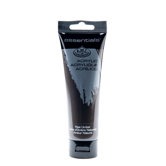 Royal & Langnickel Essentials Acrylic Paint - Raw Umber, 120ml
