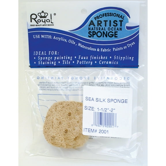 Royal Brush Artist's Silk Sponge, 1.5"-2"