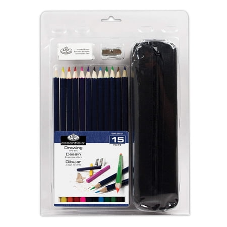 Royal & Langnickel Essentials™ 15pc Color Pencil Drawing Art Set with Case price history and forecast - Royal & Langnickel RART2203