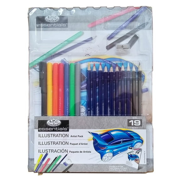 Royal Brush Essentials Illustration 19 Piece Art Set