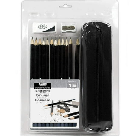 Royal Brush Essentials Sketching Art Set With Pencil Case