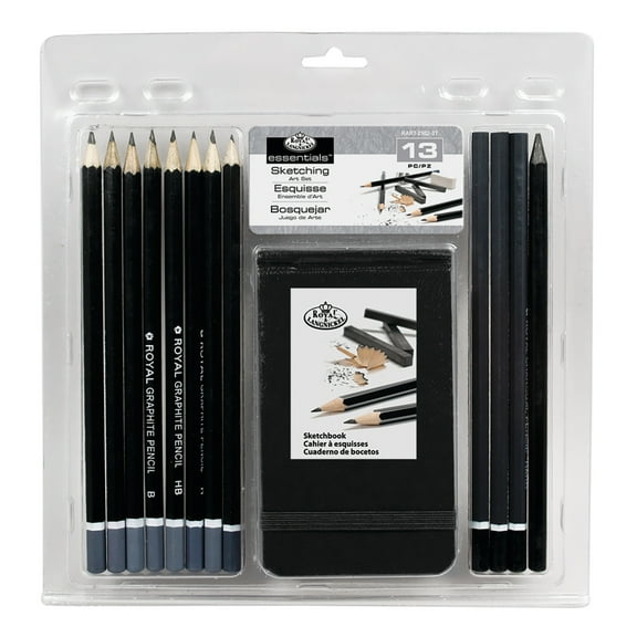 Royal Brush Essentials Sketching Art Set With Sketchbook