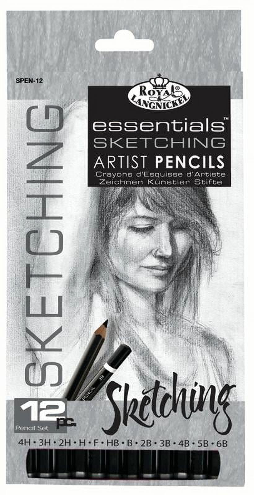 ROYAL & LANGNICKEL Royal Brush Essentials Sketching Pencil Set