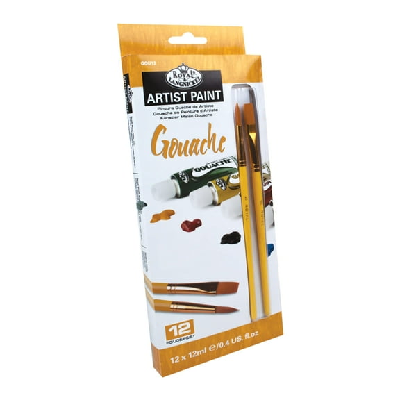 Royal Brush Gouache Artist Paint Set, 12-Colors