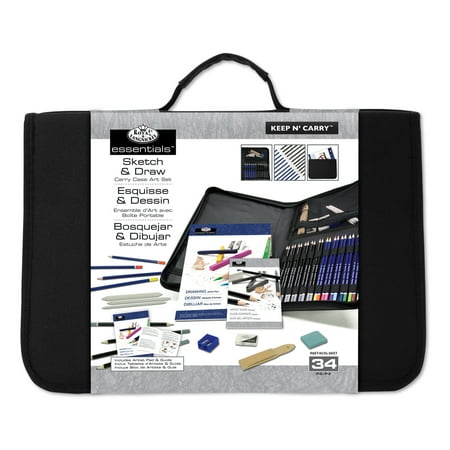 Royal Brush Keep N' Carry Sketching Set, Large