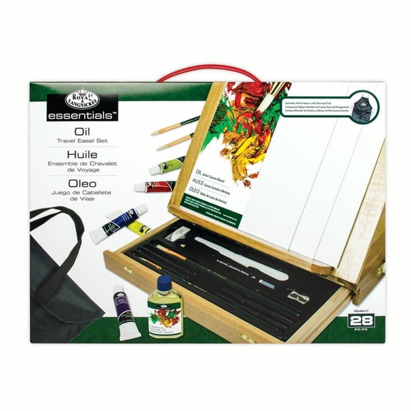 Royal Brush Oil Color Easel Set with Storage Bag
