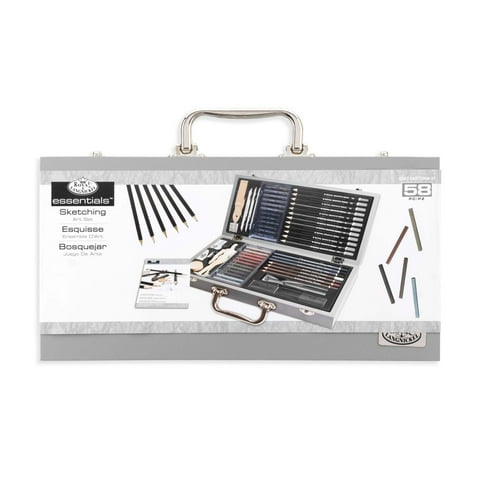Royal & Langnickel Essentials 58pc Sketching Travel Art Set