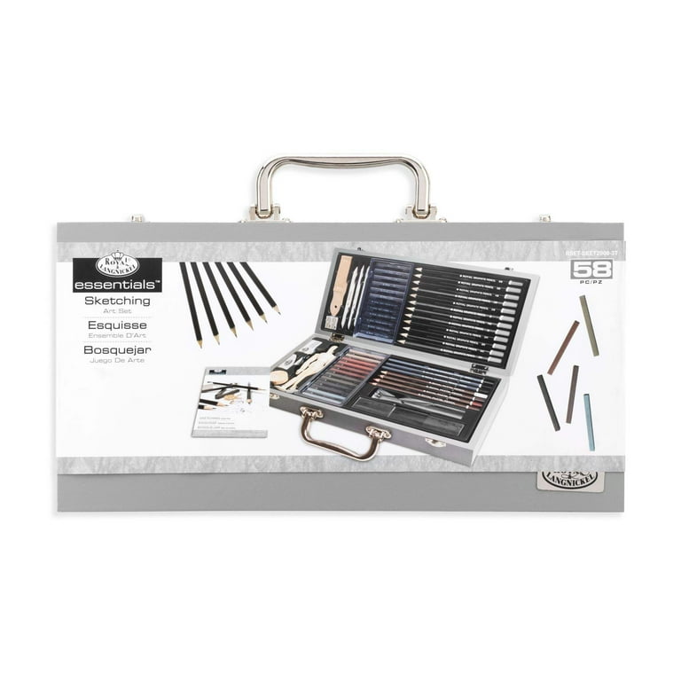 Royal & Langnickel Essentials™ 58pc Sketching Travel Art Set