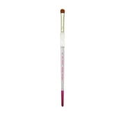 Royal Brush Soft-Grip Natural Hair Brush, Half Moon, 3/8 in