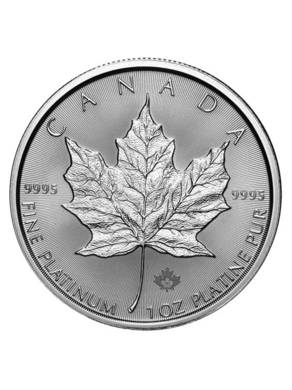 1 oz Platinum Canadian Maple Leaf Coin (Random Year)