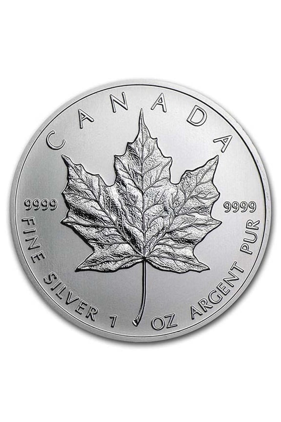 Maple Leaf 1 oz Silver Coin - Random Year