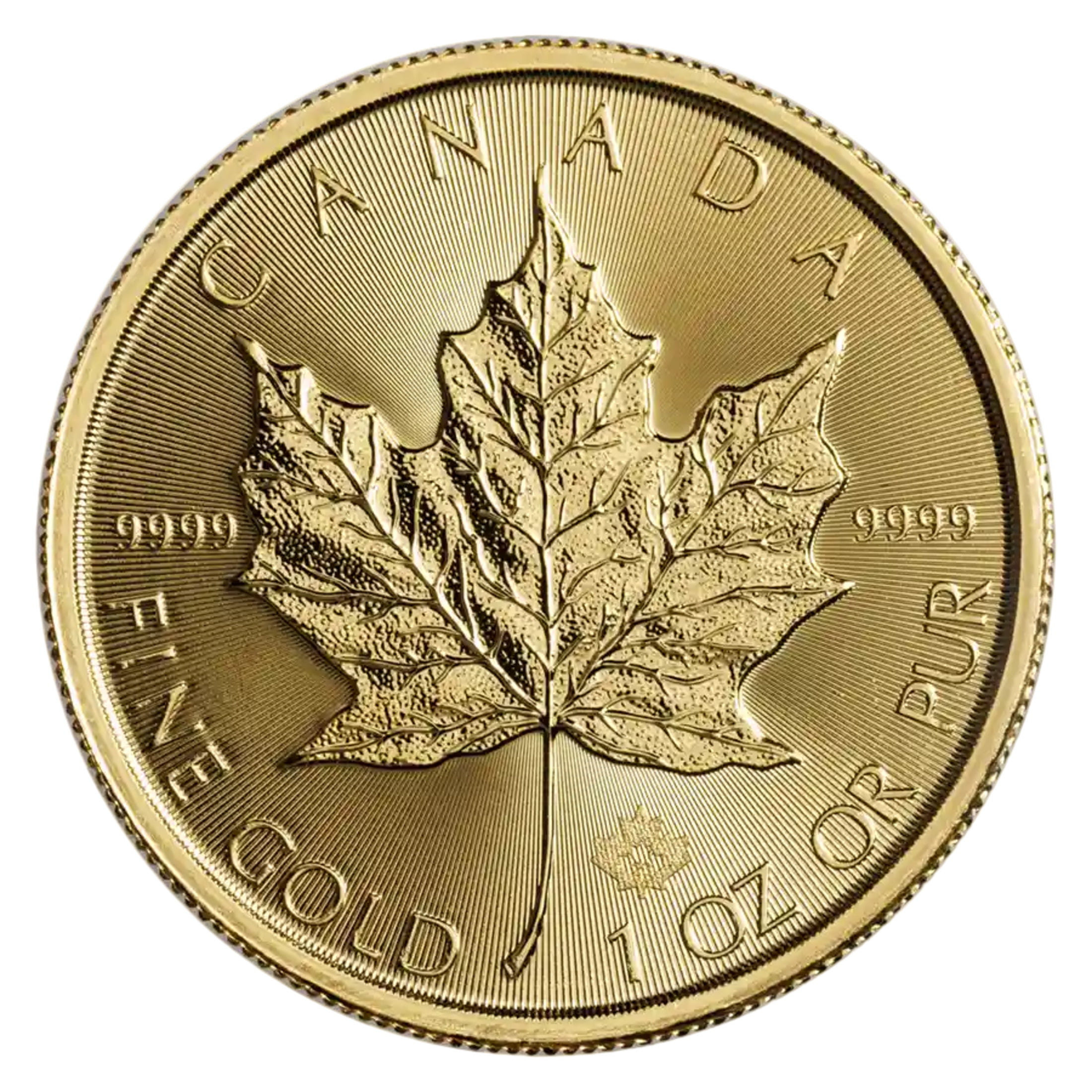 ROYAL CANADIAN MINT 2024 1 oz Canadian Gold Maple Leaf Coin BU