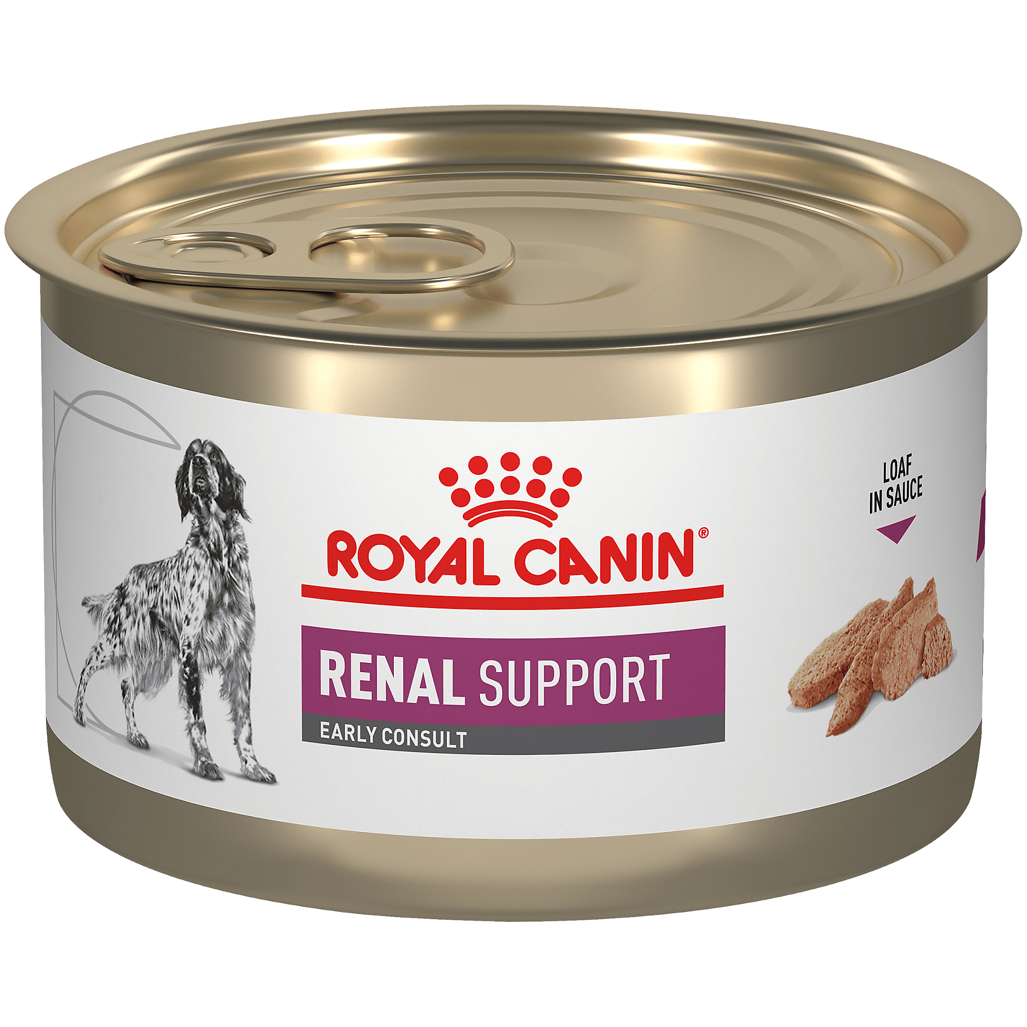 Royal Canin® Canine Renal Support Early Consult Loaf in Sauce Canned Dog Food, 5.2 oz