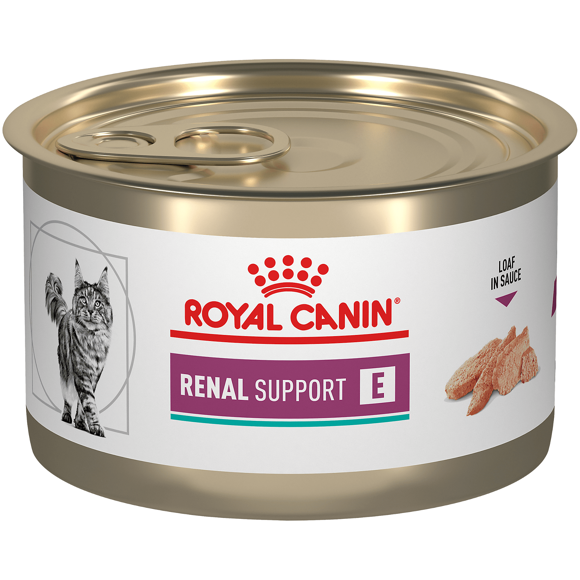 Royal Canin® Feline Renal Support E loaf in Sauce Canned Cat Food, 5.1 oz