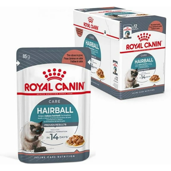 Royal Canin Hairball Cat Care Wet Food in GRAVY  12x85g