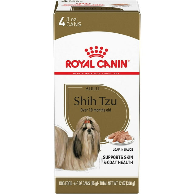 Royal Canin Shih Tzu Adult Breed Specific Wet Dog Food, 3 Oz Can (4-Pack)