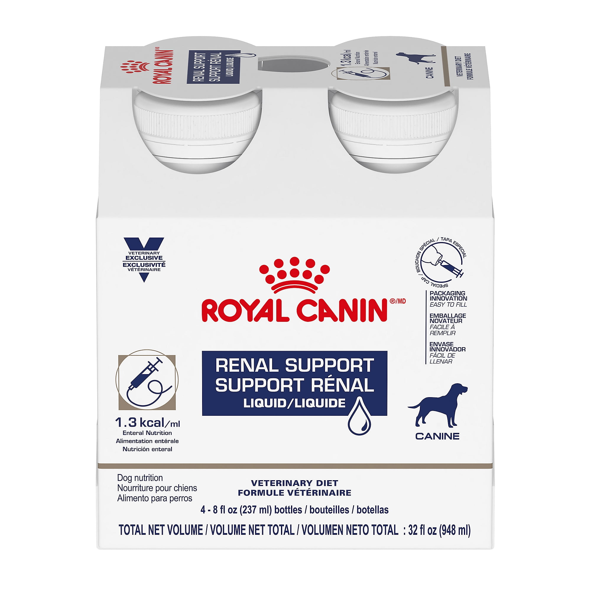 Royal Canin Veterinary Diet Canine Renal Support Liquid, 8 oz