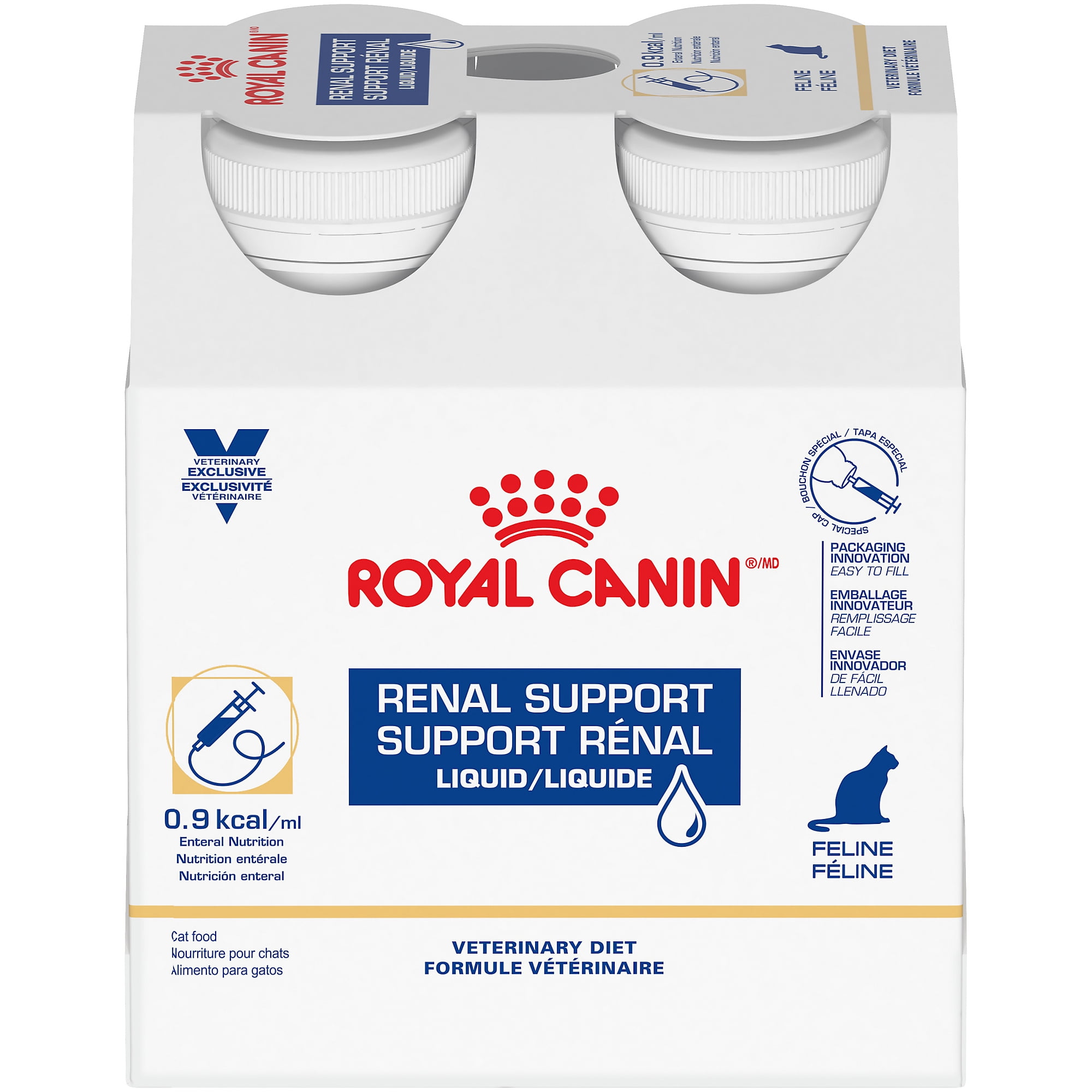 Royal Canin Veterinary Diet Feline Renal Support Liquid, 8 oz