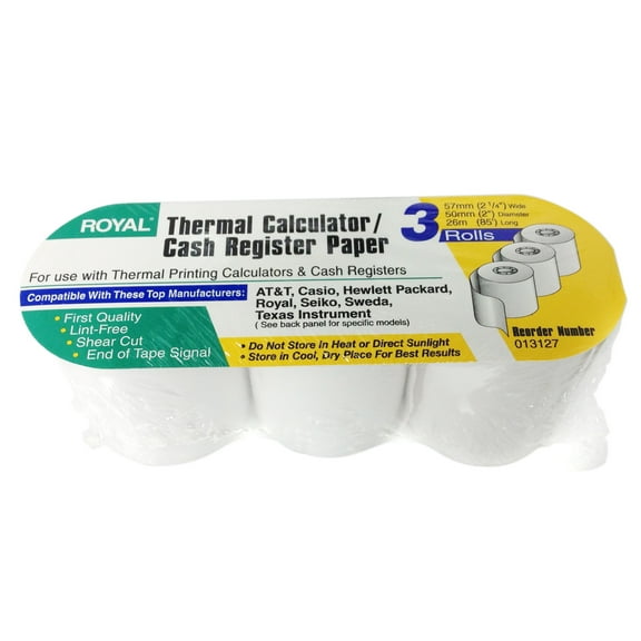 Royal Cash Register/Calculator Thermal Paper