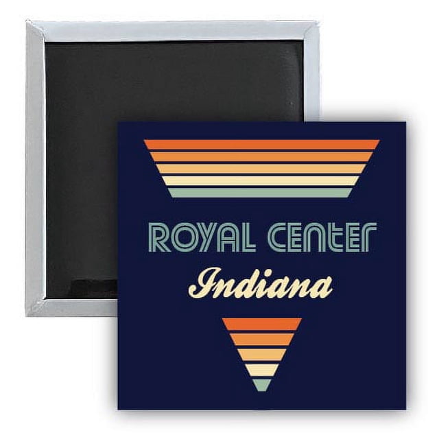 Royal Center Indiana 2.5 x 2.5Inch Fridge Retro Design