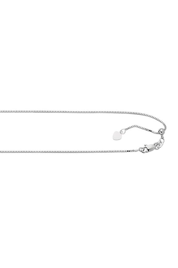 Royal Chain AGRABOX053-30 30 in. Sterling Silver Polished Octagonal Box Chain with Lobster Clasp