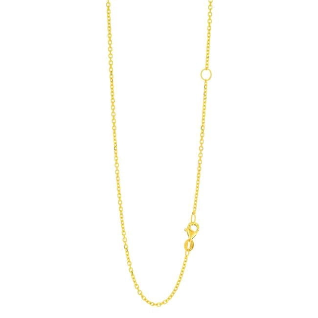 Royal Chain ECAB040-20 20 in. 14K Yellow Gold Extendable Diamond Cut ...
