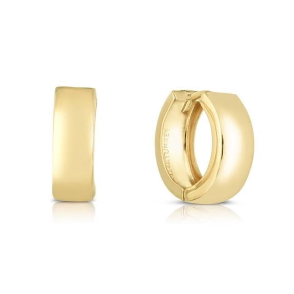 Royal Chain ER2040 14K Yellow Gold Polished Earring with Snap Clasp