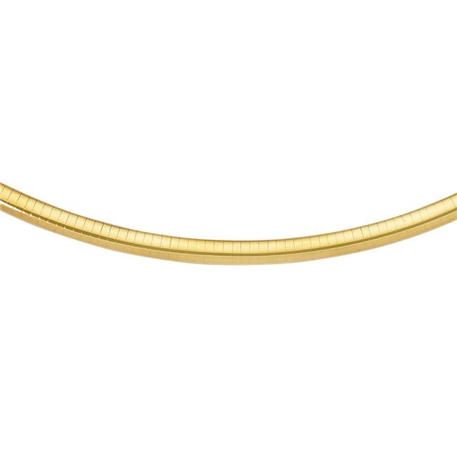 Royal Chain Royal Chain OMD6-18 18 in. 14K Yellow Gold Classic Omega Chain with Box ...