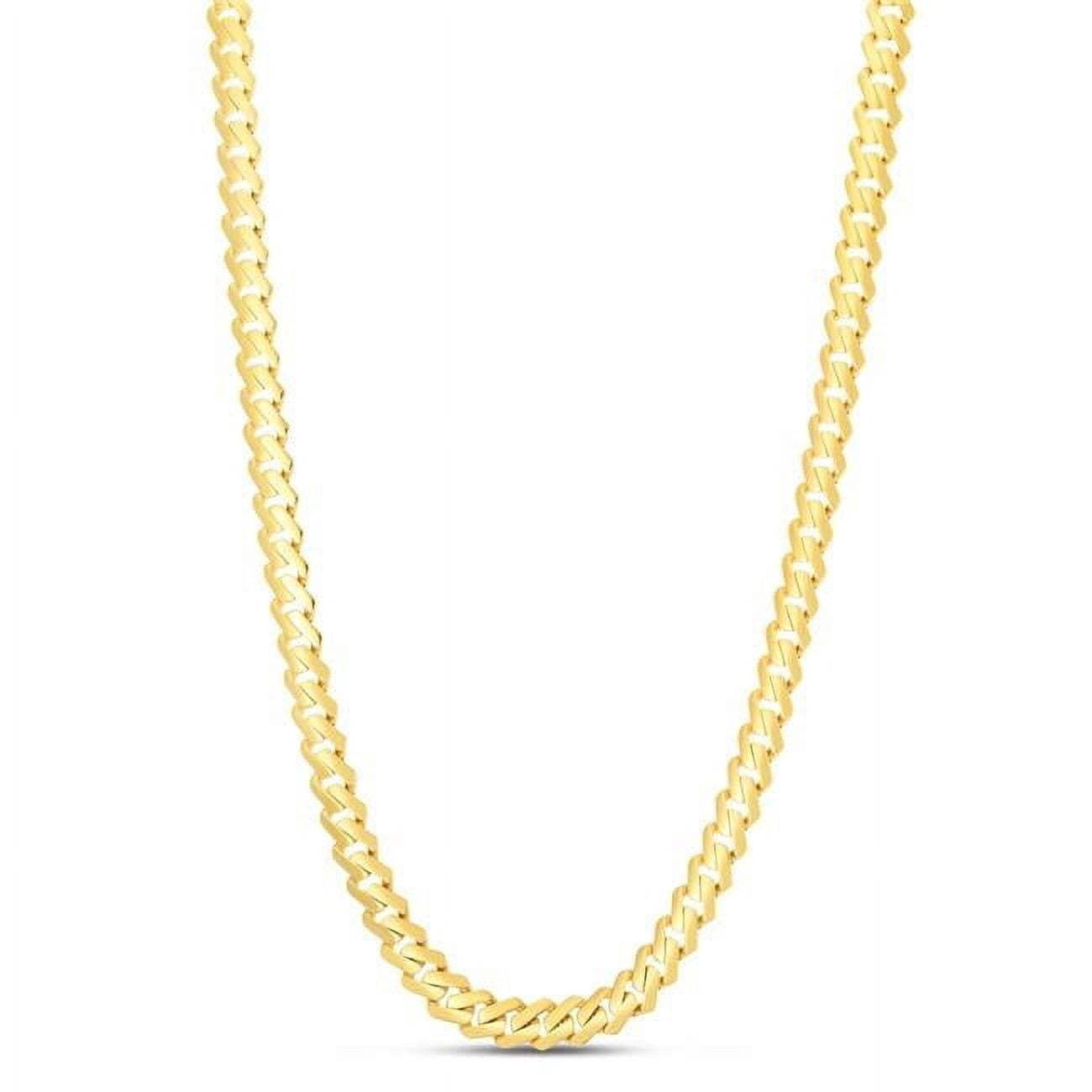 Royal Chain Royal Chain RC14875-22 14K Yellow Gold High Polished Monaco Edge ...