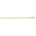 thumbnail image 1 of Royal Chain ROY010-18 18 in. 14K Yellow Gold Diamond Cut Royal Rope Chain with Spring Ring Clasp, 1 of 1