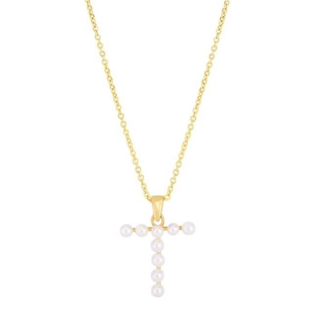 Royal Chain SETT3123-18 18 in. 14K Yellow Gold Initial T Pendant Chain Necklace