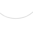 thumbnail image 1 of Royal Chain WROMD1-17 17 in. 14K White Gold Round Omega Chain with Pear Shaped Lobster & Screw Off Clasp, 1 of 1