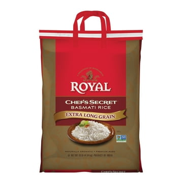 Royal Chef's Secret Extra Long Grain Basmati Rice, 10 Lb Bag