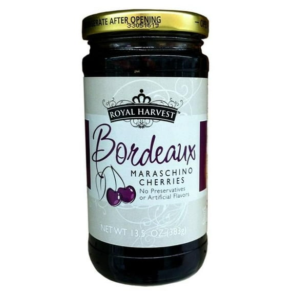 Royal Cherry  13.5 oz Maraschino Bordeaux Stem, Pack of 6