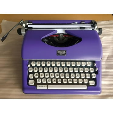 Royal Classic Manual Typewriter (Purple)