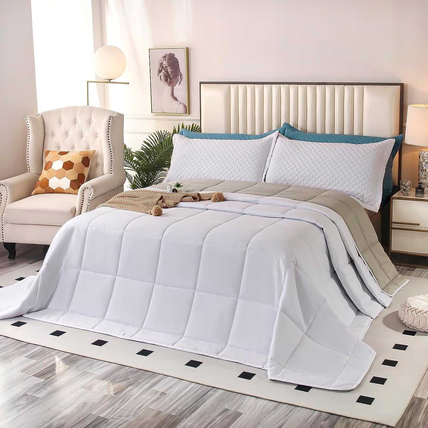 Royal Comfort Collection 128x120 Oversized King Plus Comforter Set