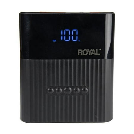 Royal Consumer Information JS1000 Plus Jump Starter with Air Compressor Black