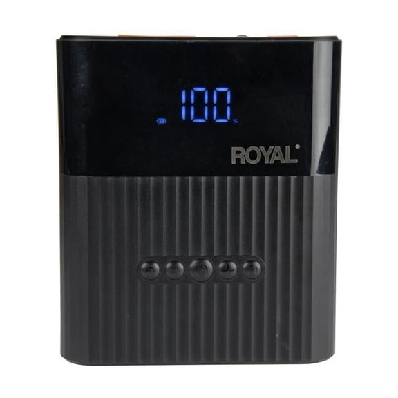 Royal Consumer Information JS1000 Plus Jump Starter with Air Compressor Black