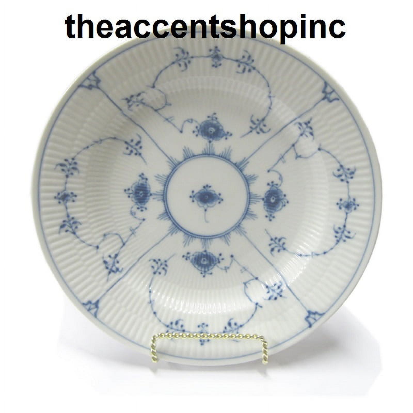Royal Copenhagen Blue Fluted Traditional Dinner Plate, Discontinued