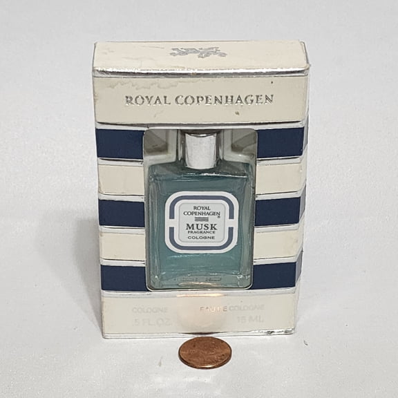 Royal Copenhagen Musk for Men 0.50 fl.oz / 15 ml eau de cologne SPLASH mini