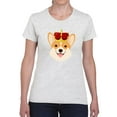 thumbnail image 1 of Royal Corgi W Crown T-Shirt Women -Image by Shutterstock, Female 3X-Large, 1 of 4
