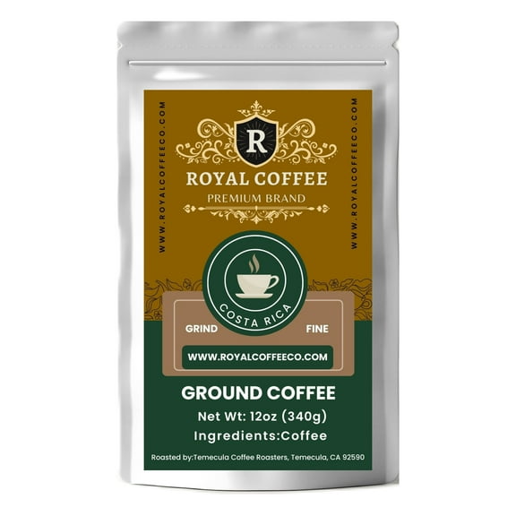 Royal Costa Rica Freshly Roasted Single Origin Coffee, (Costa Rica) (Espresso)