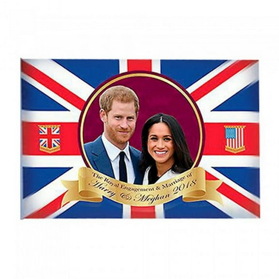 Royal Couple Rayon Flag With Grommets