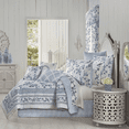 thumbnail image 1 of Royal Court FULL CMF ST - Blue Rialto French Blue Polyester Full 4-Piece Comforter Set, 1 of 2